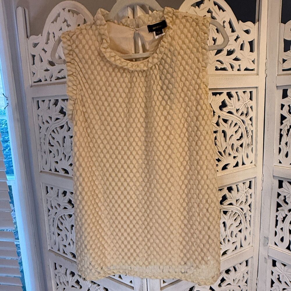 Expresso Los Angeles Beige Lace Top Size Large New With Tags